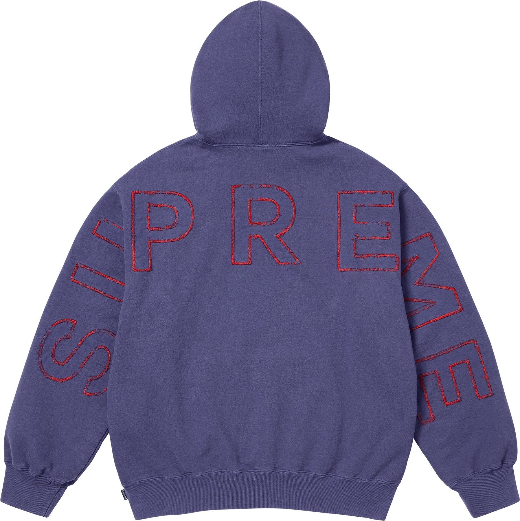 Frayed Hooded Sweatshirt view 9